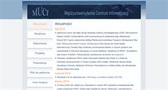 Desktop Screenshot of muci.edu.pl