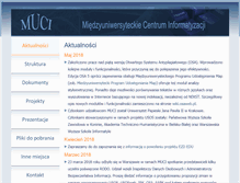 Tablet Screenshot of muci.edu.pl